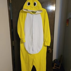 Yellow Dinosaur Onesie Costume